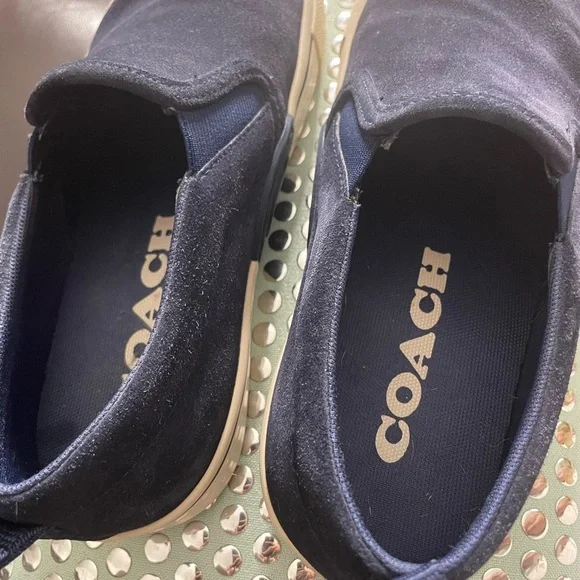 Coach 1941 Navy Suede Citysole Skate Slip-On
Sneakers - Picture 4 of 7